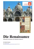 Vorschau - Stundenentwürfe - Paket: Musik der Renaissance - Deckblatt