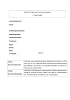 Vorschau - Stundenentwürfe - Unterrichtsbesuch zur Lektüre "Im Chat war er noch so süß" - Seite 1