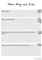 Vorschau - Fördermaterial/Inklusion - Zieltagebuch für den Unterricht - Seite 1
