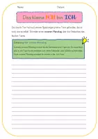 Vorschau - Arbeitsblätter - Das kleine Ich bin ich - Innerer Monolog - Deckblatt