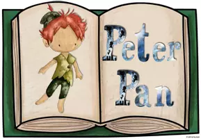 Vorschau - Präsentationen/Tafelbilder - Bildkarten Peter Pan Charaktere Englisch - Seite 1