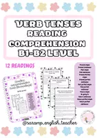 Vista previa - Fichas informativas / Documentos de lectura - READING COMPREHENSION BOOK (12 TEXTS B1-B2 LEVEL) - Portada
