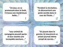 Aperçu - Apprentissages en autonomie - Histoires en chaîne - 32 CÀT - Page de couverture