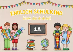 Vorschau - Poster - Plakat: Endlich Schulkind - Seite 1