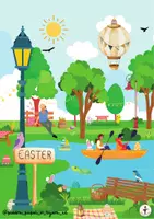 Vista previa - Hojas de trabajo - Fichas de agudeza Visual y Atención _ EASTER_ - página 1