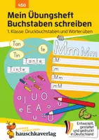 Vorschau - Stundenentwürfe - Mein Übungsheft Buchstaben schreiben lernen 1. Klasse: Druckbuchstaben & Wörter - Deckblatt