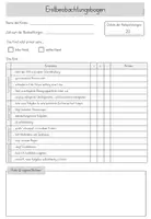 Vorschau - Anderer Materialtyp - Anfangsunterricht/ Einschulung: Beobachtungsbogen für Klasse 1 - Seite 3