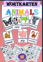Vorschau - Spiele - WORTKARTEN: Animals - Deckblatt
