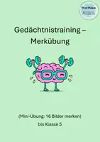 Vorschau - Bildkarten - Merkübung - Gedächtnistraining - Aufwärmübung - Deckblatt