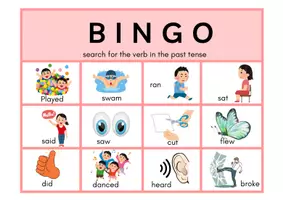 Vista previa - Juegos / Gamificación - English verbs Bingo - Portada