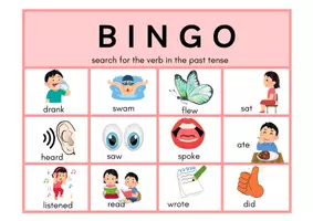 Vista previa - Juegos / Gamificación - English verbs Bingo - página 3