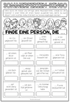 Vorschau - Arbeitsblätter - Kennenlernspiel Grundschule – Bewegungsspiel, Klassengemeinschaft, Sprechanlässe, Schulanfang, Unterrichtseinstieg | Finde eine Person, die …, Bingo, Materialpaket 4., 5. Klasse, Grundschule, Sekundarstufe - Seite 2