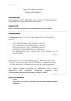 Vorschau - Klassenarbeiten - Der Prozess | Klausur Deutsch Oberstufe - Seite 1