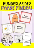 Vorschau - Spiele - Paare finden: Deutschland, Bundesländer, Landeshauptstädte - Deckblatt