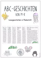 Vorschau - Arbeitsblätter - Lesegeschichten - Tiergeschichten von M bis R - Deckblatt