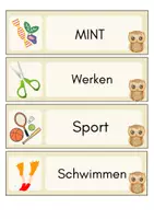 Vorschau - Poster - Eulenklasse: 46 Schilder für die Tagestransparenz (Classroommangagement) - Seite 3