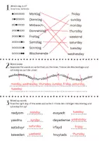 Vorschau - Arbeitsblätter - Arbeitsblätter - Die Wochentage - the days of the week - Seite 1