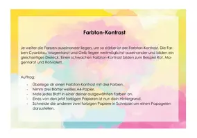Vorschau - Arbeitsblätter - Farbkontraste - Seite 3