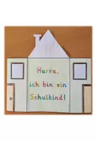Vorschau - Arbeitsblätter - Begrüßung Erstklässler – Begrüßungskarte basteln „Hurra, ich bin ein Schulkind“ - Seite 2