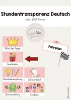 Vorschau - Präsentationen/Tafelbilder - Materialpaket: Stundentransparenz Deutsch & Mathe - Seite 1