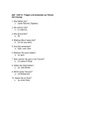 Vorschau - Arbeitsblätter - DaF / DaZ A1: fragen und Antworten - mit Lösung - Seite 1