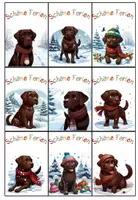Vorschau - Bildkarten - Grußkärtchen Ferienkärtchen Labradorklasse Winter & Weihnachten #Klassentier #Hundeklasse #weihnachten2024 - Seite 3