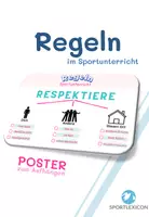 Vorschau - Poster - Regeln im Sportunterricht: Poster - Deckblatt