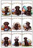 Vorschau - Bildkarten - Grußkärtchen Ferienkärtchen Labradorklasse Ostern #Klassentier #Hundeklasse - Seite 3