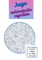 Vista previa - Juegos / Gamificación - Juego de estimulación cognitiva - Portada