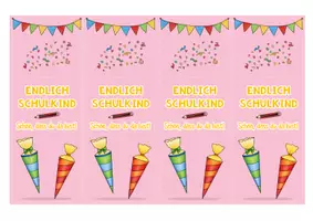 Vorschau - Mal- und Bastelvorlagen - Willkommensgeschenk zur Einschulung: Stift/ Bleistift - Seite 2