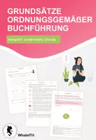 Vorschau - Arbeitsblätter - Grundsätze ordnungsgemäßer Buchführung - Deckblatt