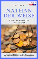 Vorschau - Arbeitsblätter - Nathan der Weise - Nathans Monolog analysieren - Deckblatt