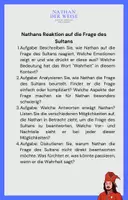 Vorschau - Arbeitsblätter - Nathan der Weise - Nathans Monolog analysieren - Seite 1