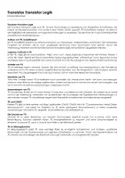 Vorschau - Arbeitsblätter - Transistor Transistor Logik (Infotext und Übungen) - Deckblatt
