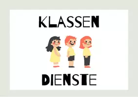 Vorschau - Mal- und Bastelvorlagen - 12 Klassendienste A5: weibliche und männliche Form - Seite 2