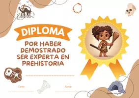 Vista previa - Refuerzo / NEE / Materiales de apoyo - DIPLOMAS Y MEDALLAS EXPERT@ EN PREHISTORIA - página 2