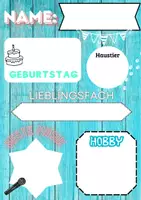 Vorschau - Arbeitsblätter - Steckbrief - Seite 1