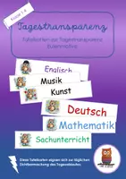 Vorschau - Poster - Tafelkärtchen zur Tagestransparenz - Motiv Eule - Deckblatt