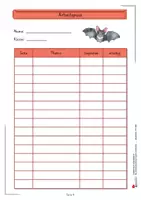 Vorschau - Arbeitsblätter - Lapbook Fledermaus | Säugetiere, Echoortung, Winterschlaf, Nachtaktive Tiere | Sachunterricht Biologie Klasse 3-4 Grundschule Bastelvorlage - Seite 3