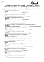 Aperçu - Feuilles d'exercices - C1 Key Word Transformations (7) – 30 Sentences - Page 2