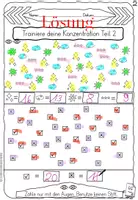 Vorschau - Arbeitsblätter - Trainiere deine Konzentration Kl.5/6 Teil 2, mit Lösungen - Seite 2