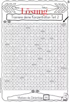 Vorschau - Arbeitsblätter - Trainiere deine Konzentration Kl.5/6 Teil 2, mit Lösungen - Seite 3