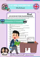 Aperçu - Feuilles d'exercices - C1 Key Word Transformations (8) – 30 Sentences - Page de couverture