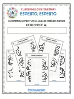 Vista previa - Juegos / Gamificación - Cuadernillo de Simetrías @miviqs.garden - Portada