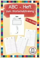 Vorschau - Arbeitsblätter - ABC Heft zum Wortschatztraining im Rechtschreibunterricht - Deckblatt