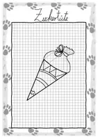 Vorschau - Mal- und Bastelvorlagen - Materialpaket Einschulung / Zuckertütenfest - Seite 1