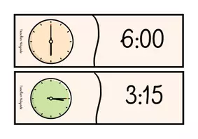 Vista previa - Juegos / Gamificación - Matching Times- Hour Clocks- Game - página 2
