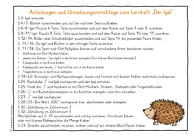Vorschau - Unterrichtsreihen - Der Igel - Mein erstes Lernheft - für Vorschule, 1. Klasse, sonderpädagogische Förderung - Seite 2