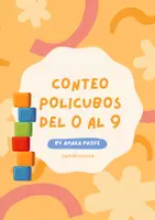 Vista previa - Juegos / Gamificación - CONTEO POLICUBOS 0 a 9 - página 1