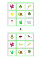 förhandsvisning - Engelska Spring bingo och memory - sida 1
